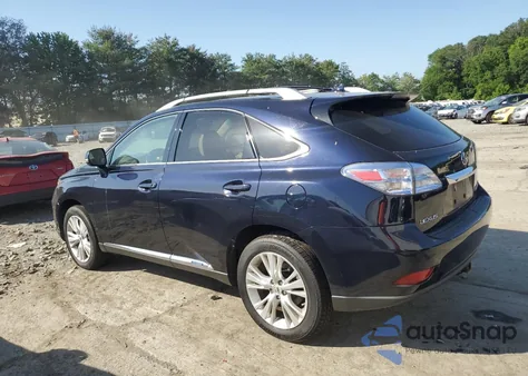 2010 Lexus Rx 450H from USA, damaged, VIN JTJBC1BA4A2016006